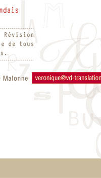VD Translations - Vronique Dotraux - Traduction & Rvision anglais, allemand, nerlandais